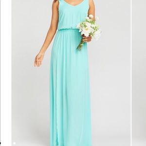 Kendall Maxi Dress In Seaglass